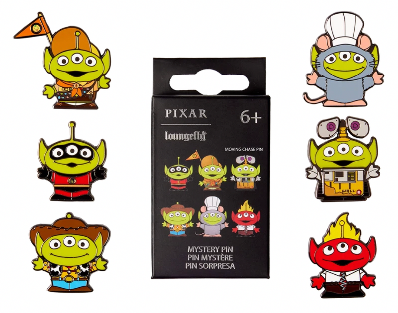 Loungefly Pixar Toy Story Aliens Mystery Enamel Pin Blind Box