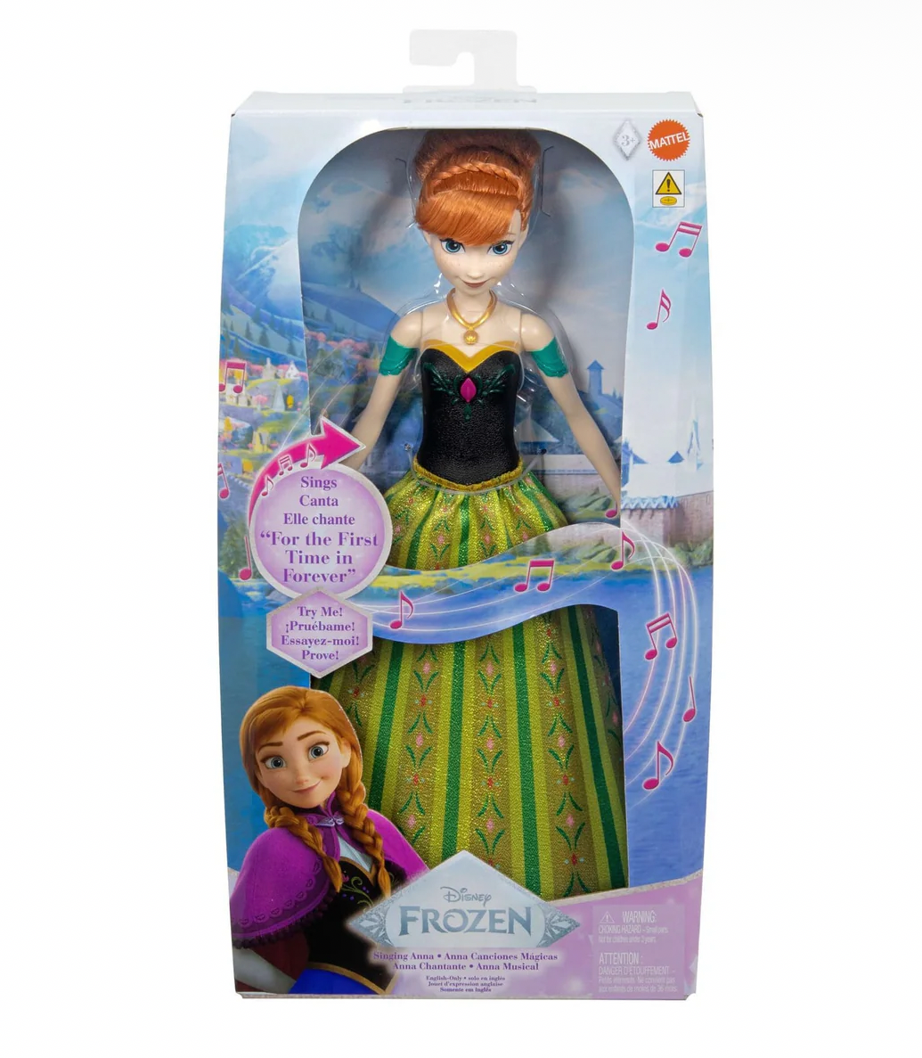 Frozen Anna Sings-Along-With-Characters Fashion Doll Deluxe Collector's Edition