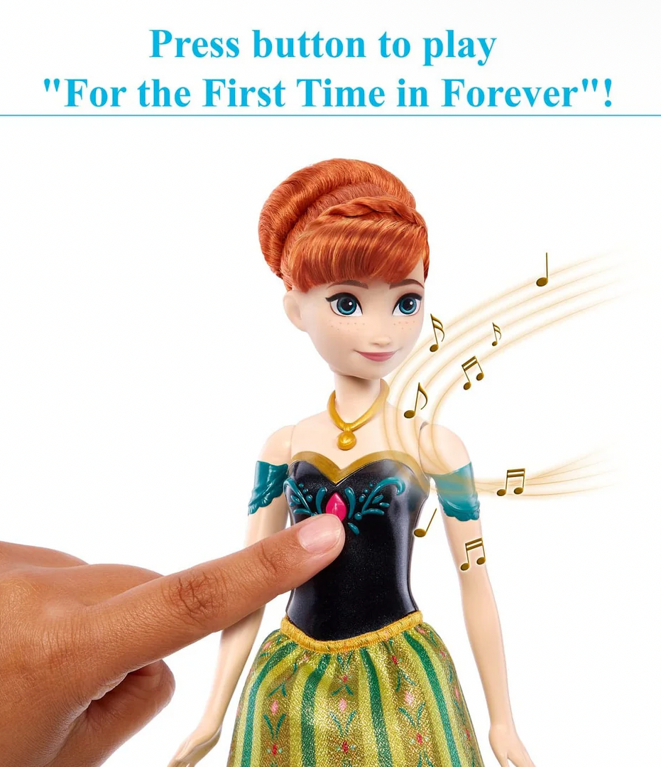 Frozen Anna Sings-Along-With-Characters Fashion Doll Deluxe Collector's Edition
