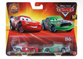 Cars Disney Pixar Pack of 2 Lightning Mcqueen & Chick Hicks