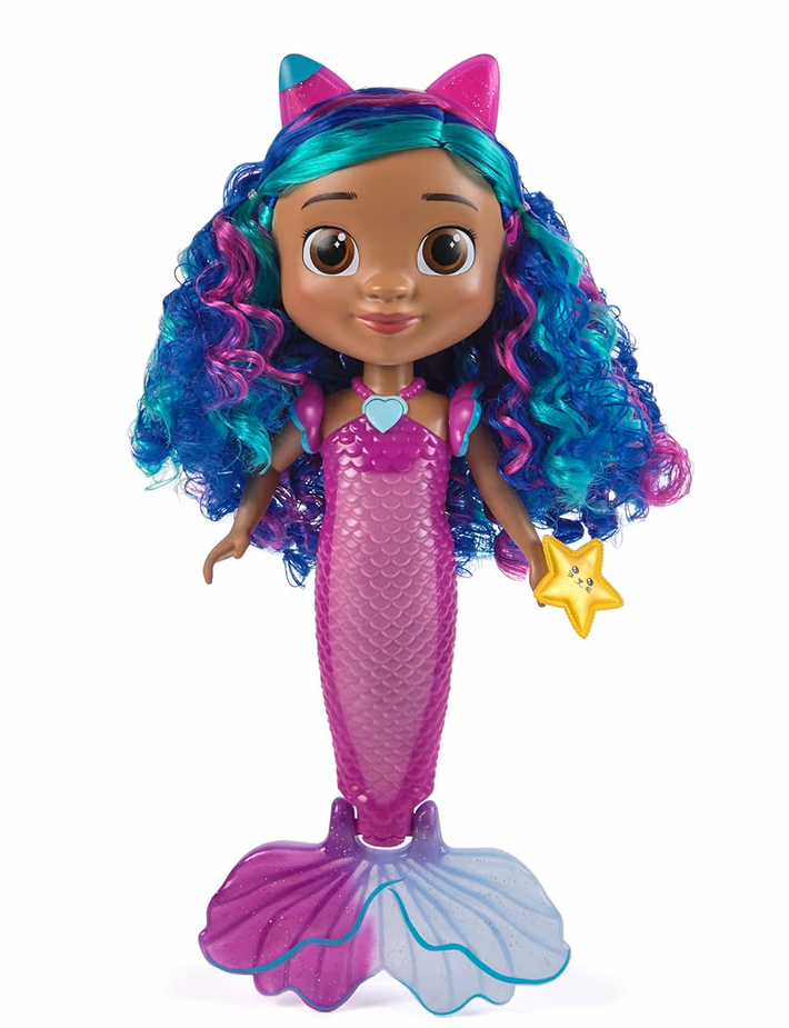 Gabbys Dollhouse Sing & Shine Mermaid Doll