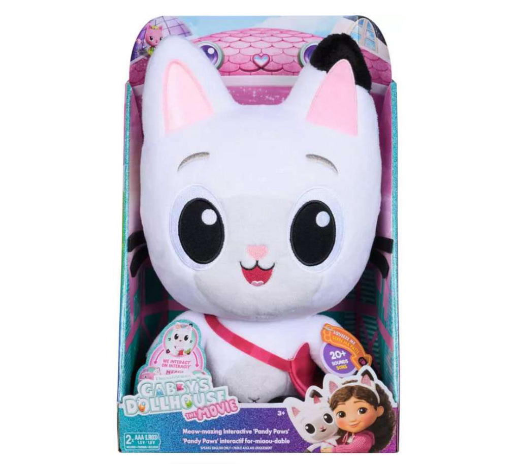 Gabby's Dollhouse The Movie Interactive Pandy Paws 13"