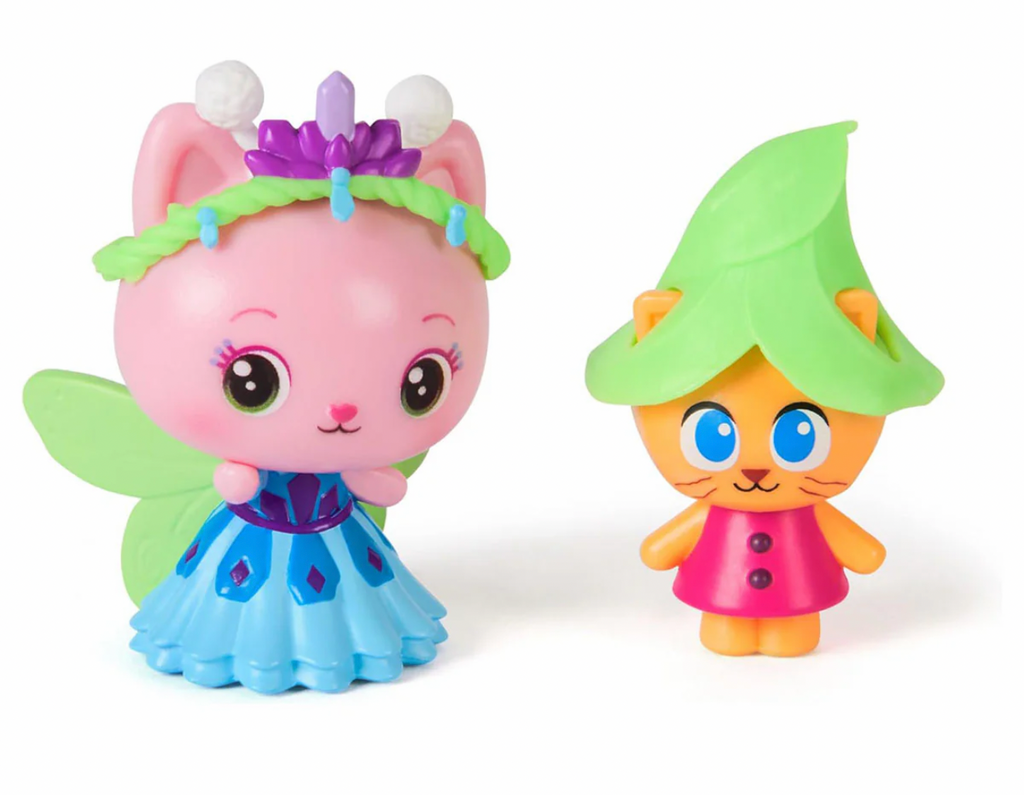 Gabby's Dollhouse: The Movie: Queen Kitty Fairy & Kitty Gnome Figures