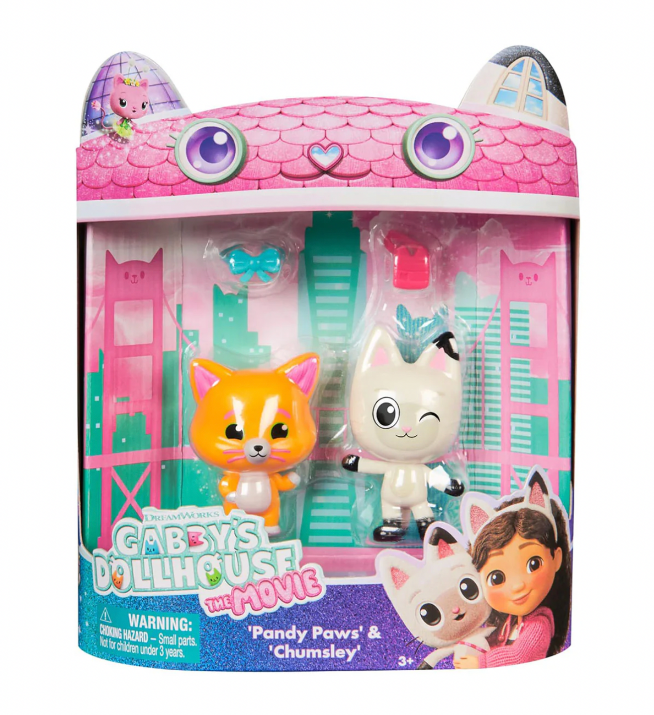 Gabby's Dollhouse: The Movie: Pandy Paws & Chumsley Figures