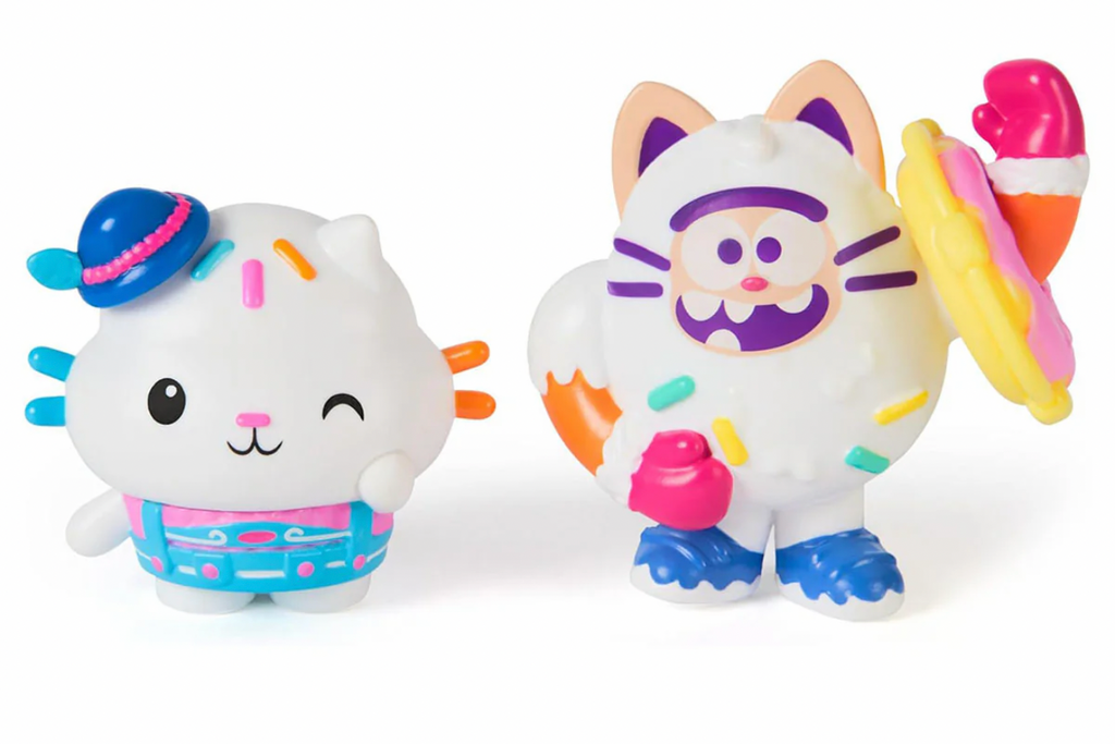 Gabby's Dollhouse: The Movie: Cakey Cat & Cookie Bobby Figures