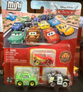 Disney Cars Minis Chick Hicks Lightning McQueen & Sheriff
