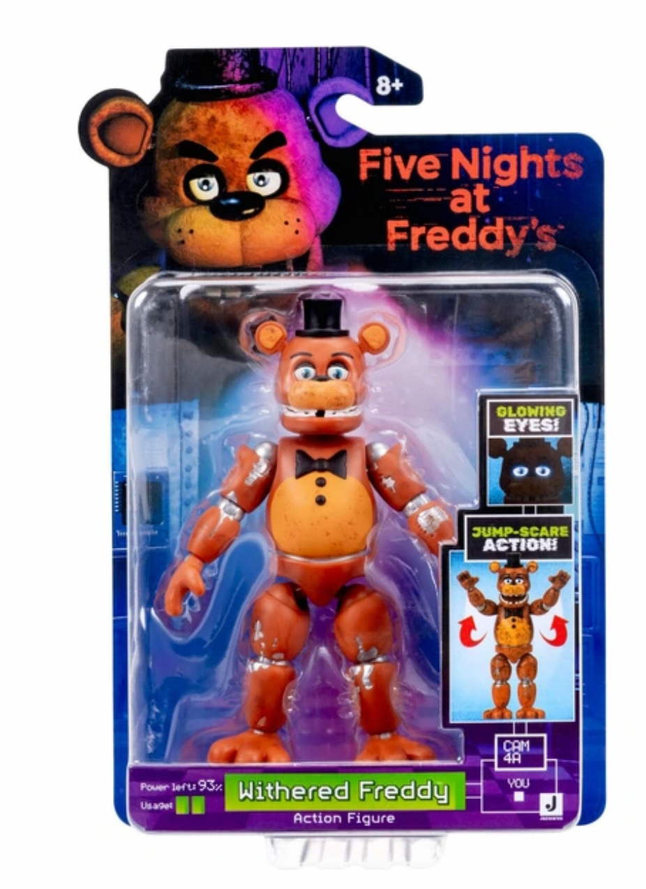 Five Nights at Freddy's Withered Freddy with Glow in The Dark Eyes 12.5cm