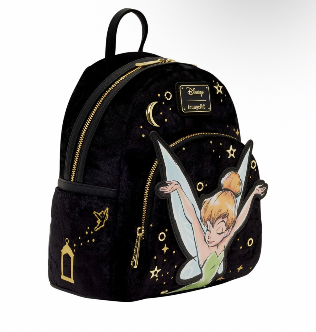 Disney Tinker Bell Pixie Dust Velvet Mini Backpack