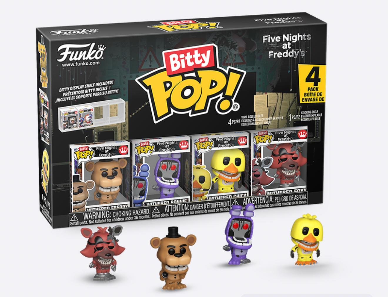 Bitty Pop! Five Nights at Freddy's 4-Pack Series 6