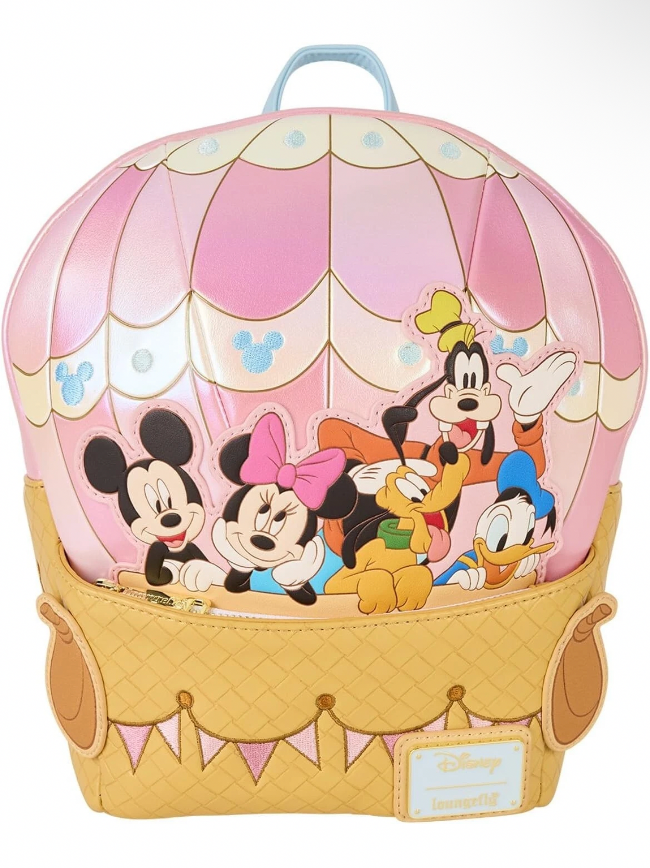 Loungefly Mickey & Friends Figural Hot Air Balloon Mini Backpack