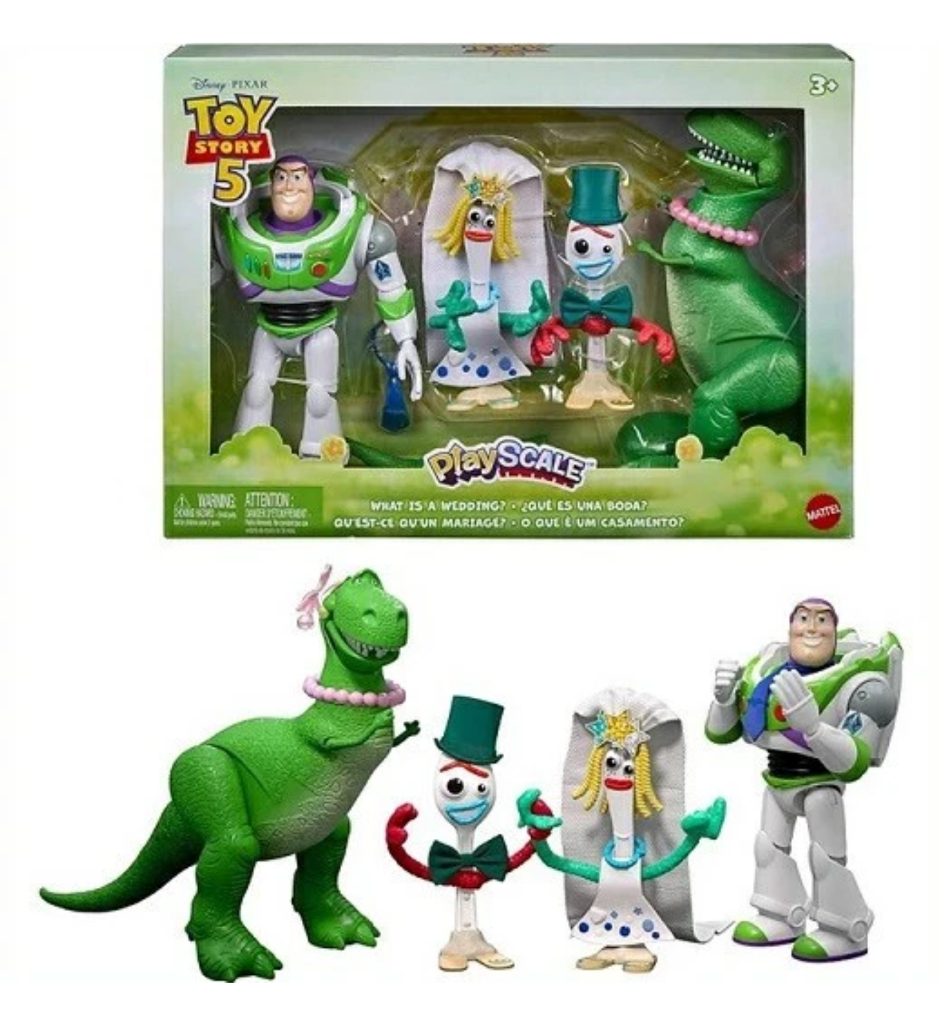 Mattel Disney Pixar Toy Story 5 Playscale What is a Wedding 4-Pack