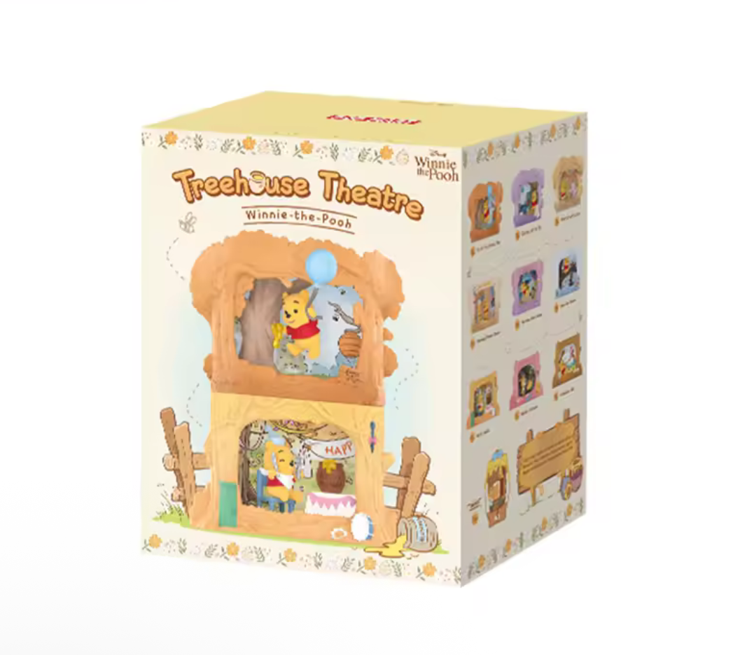 POP MART Winnie-the-Pooh Treehouse Theatre Series Figures Mystery Box