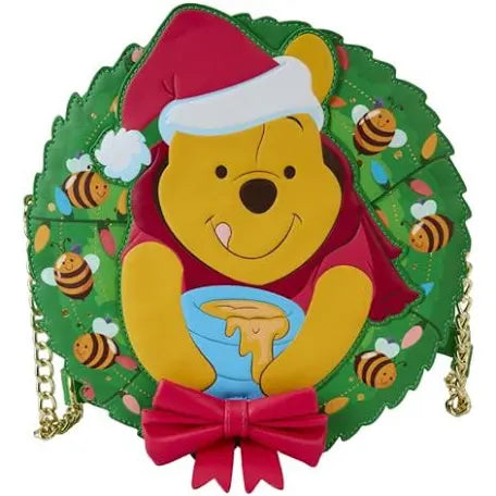 Loungefly Disney Winnie the Pooh Stuck in Wreath Glow Crossbody Bag