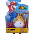 SUPER MARIO BROS ▪︎ 4" ▪︎ Lakitu With Fishing Pole Figure ▪︎ 2025
