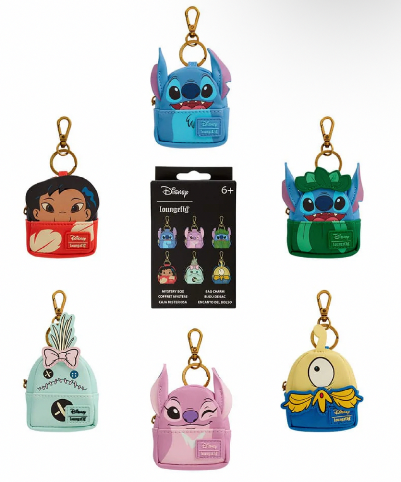 Lilo & Stitch by Loungefly Bag Charm Box Display