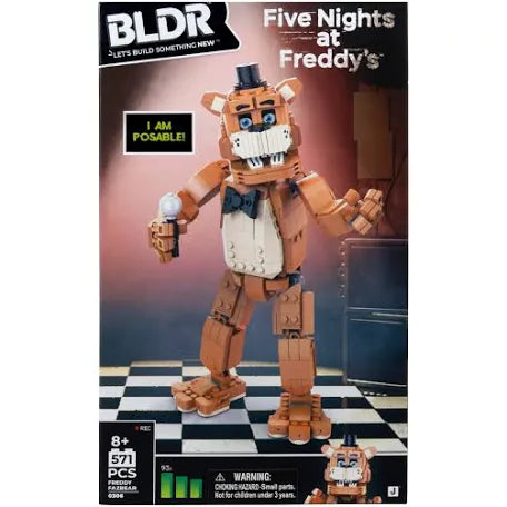 Five Nights at Freddy's (FNAF) Freddy Fazbear Brick Building Set 571 Pieces