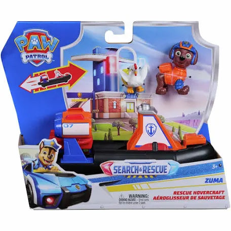PAW Patrol Search and Rescue With Zuma Rescue Hovercraft