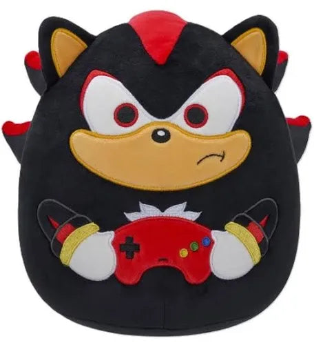 Squishmallows Sonic the Hedgehog Shadow Holding Gaming Controller 8" Plush