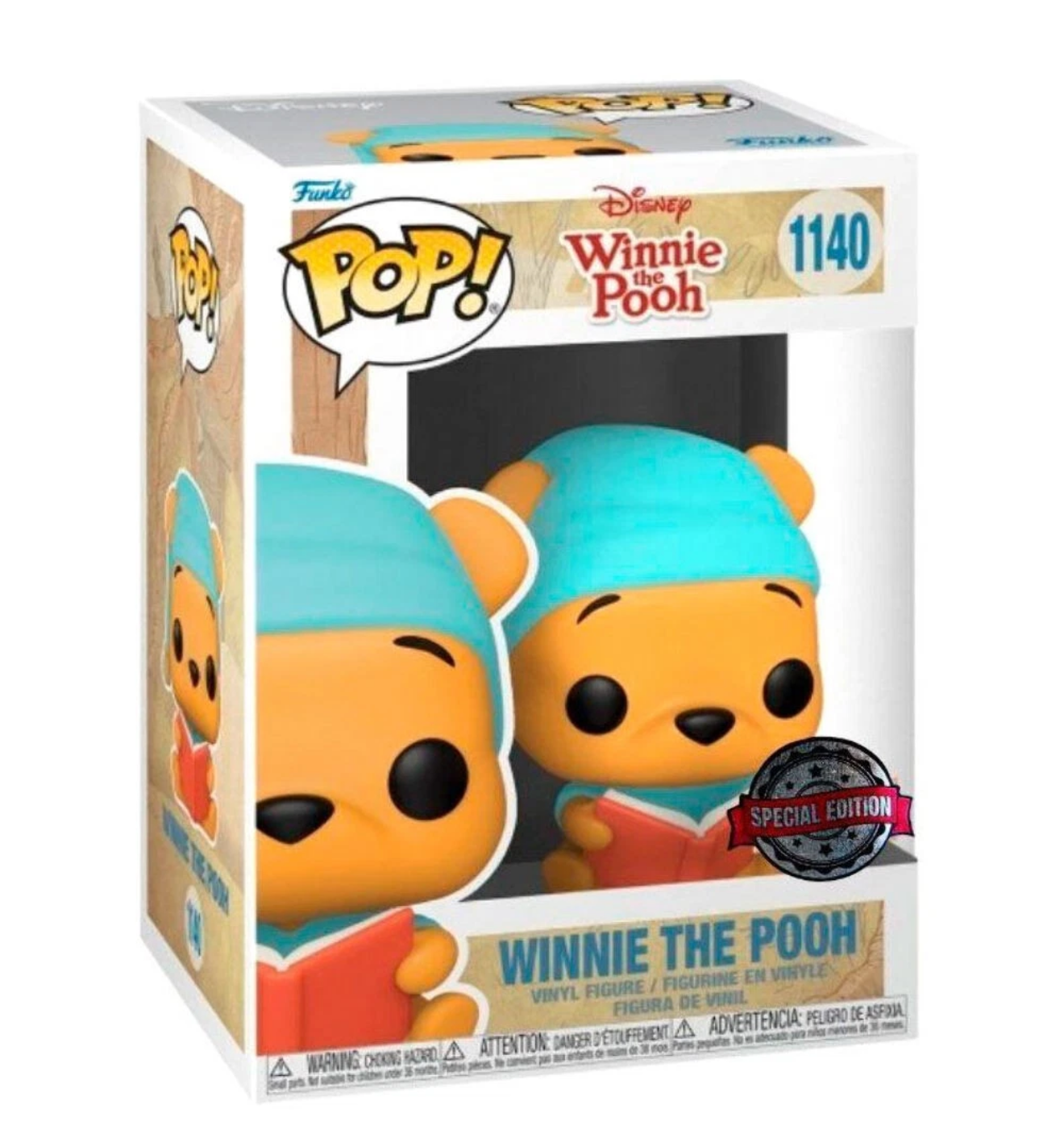 POP figure Disney Winnie - Winnie Reading Book Exclusive