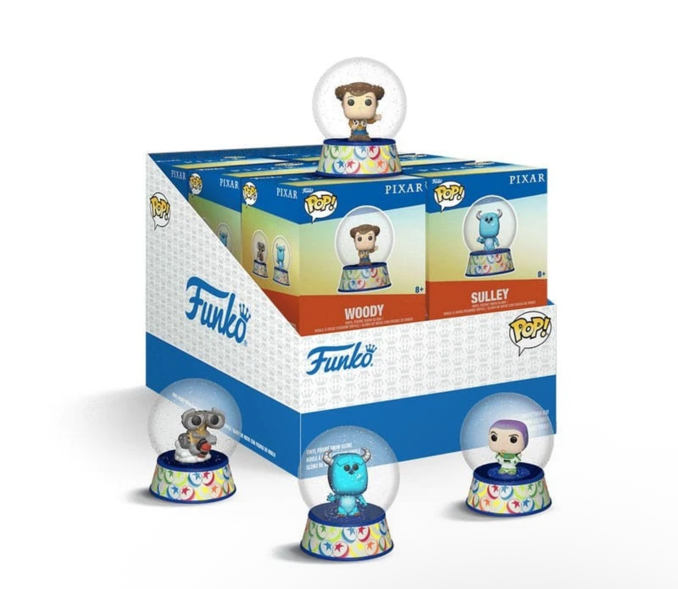 Funko Disney Pixar Snow Globes One Supplied