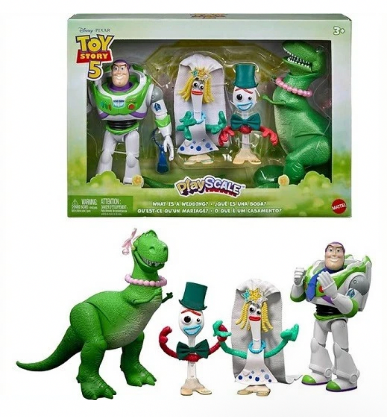 Mattel Disney Pixar Toy Story 5 Playscale What is a Wedding 4-Pack