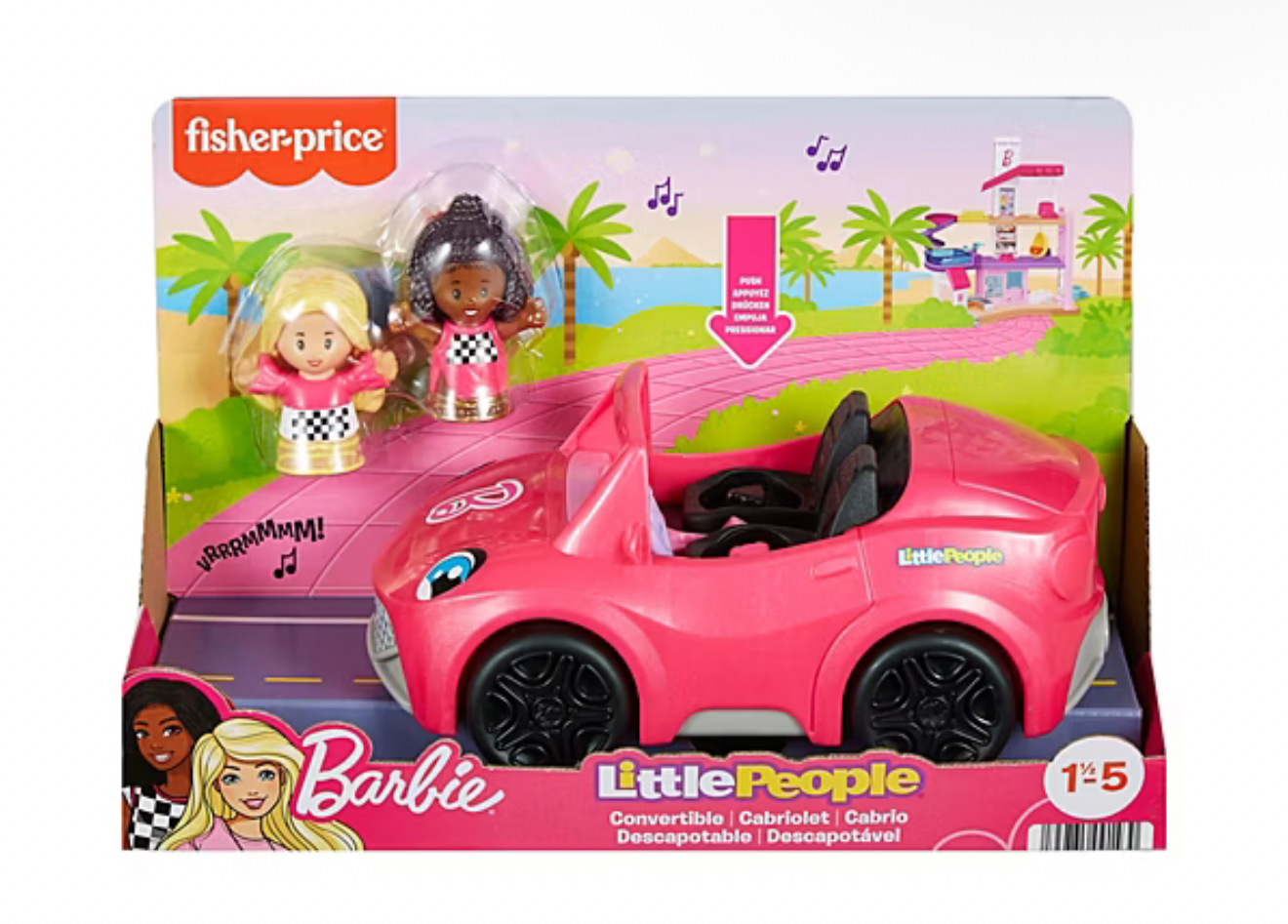 Fisher-Price Little People Barbie Convertible