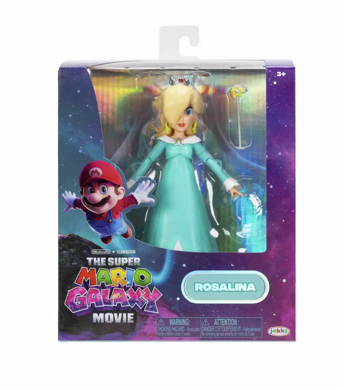 Super Mario Galaxy Movie 5 inches Rosalina Figure