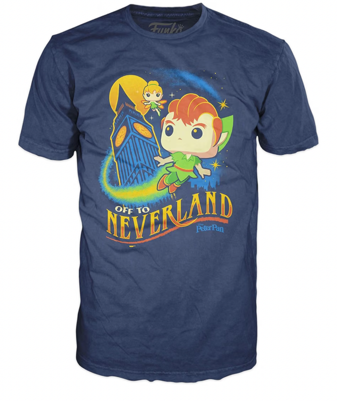Funko Boxed Tee: Peter Pan Big Ben Large T-Shirt Clothes Gift Idea